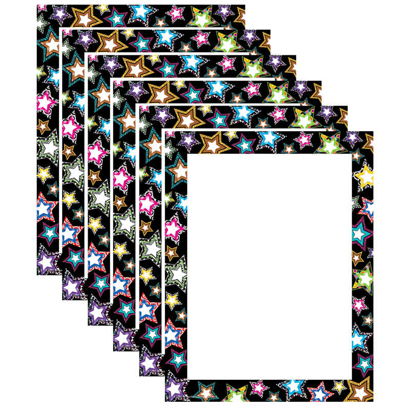 TeachersParadise Teacher Created Resources Fancy Stars Computer Paper