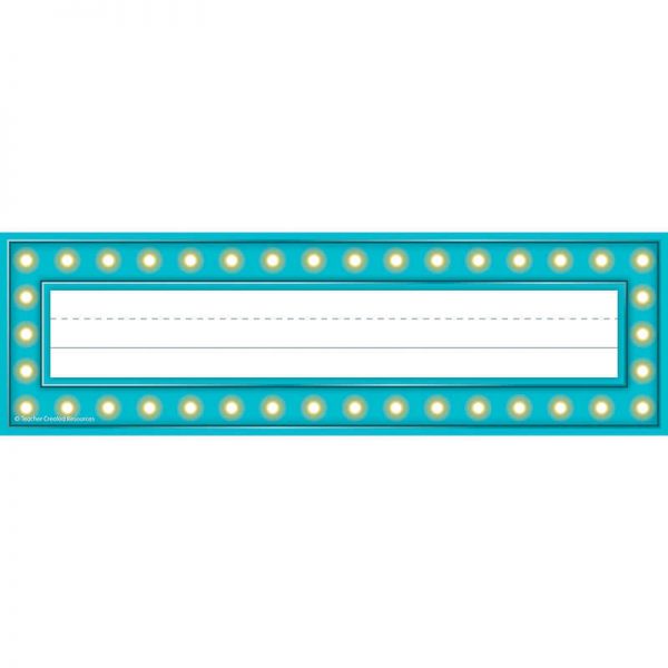 Teacher Created Resources Marquee Flat Name Plates, Pack of 36