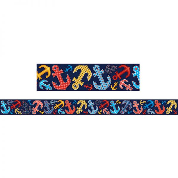 Teacher Created Resources Anchors Straight Border Trim, 35 Feet