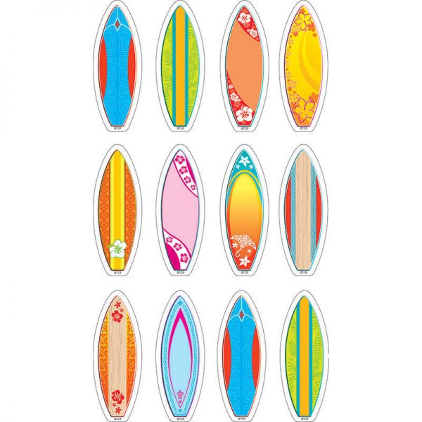 Teacher Created Resources Surfboards Mini Accents, Pack of 36