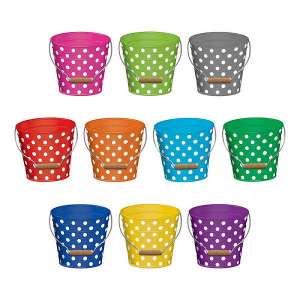 Teacher Created Resources Polka Dots Buckets Accents