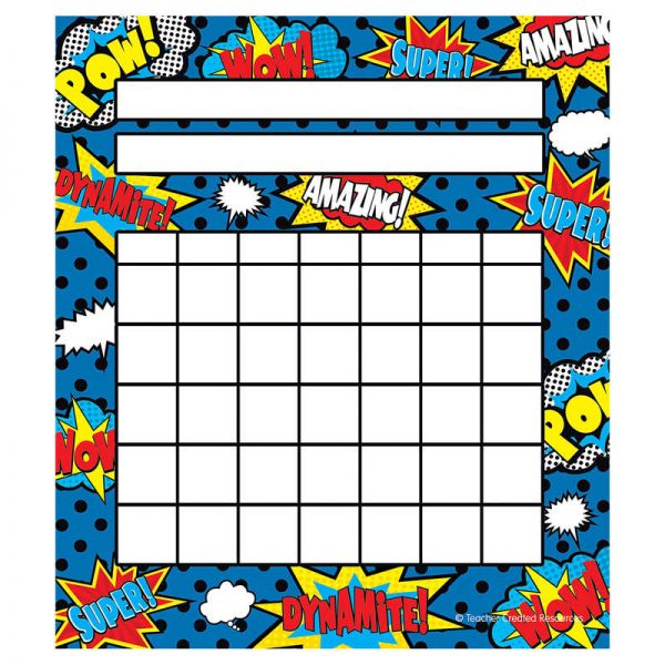Teacher Created Resources Superhero Incentive Charts