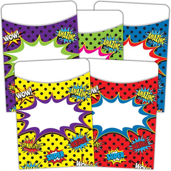 Teacher Created Resources Superhero Library Pockets