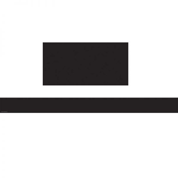 Teacher Created Resources Black Straight Border Trim, 35 Feet