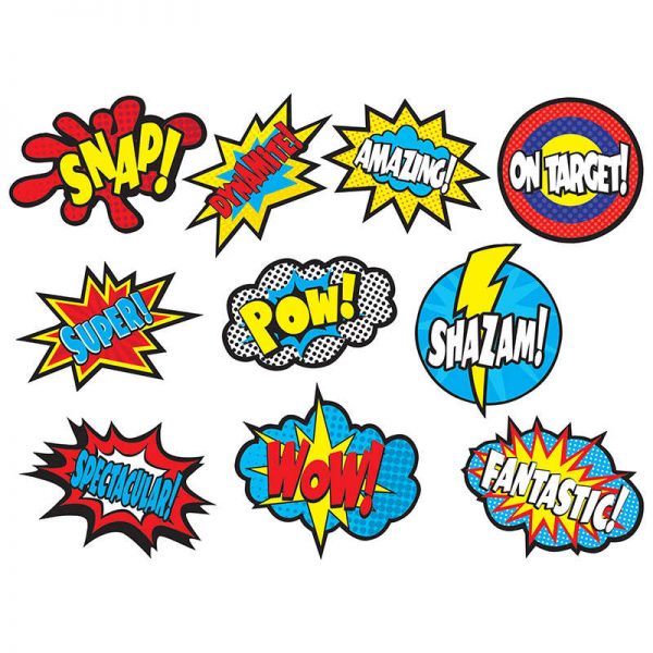 Teacher Created Resources Superhero Sayings Accents, Pack of 30