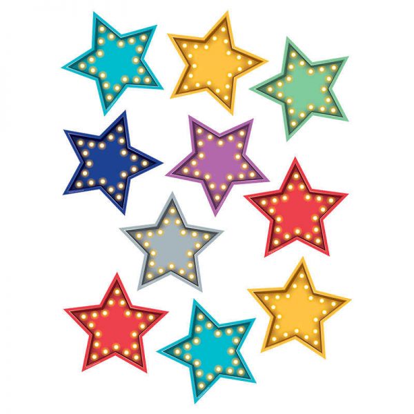 Teacher Created Resources Marquee Stars Accents, Pack of 30