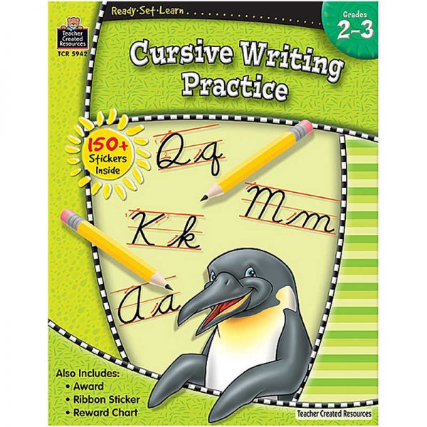 Teacher Created Resources Ready•Set•Learn Cursive Writing Practice, Grades 2-3
