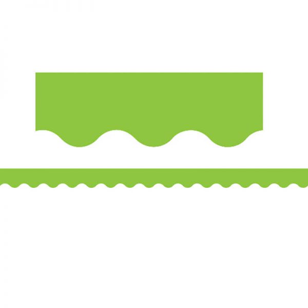 Teacher Created Resources Lime Scalloped Border Trim, 35 Feet