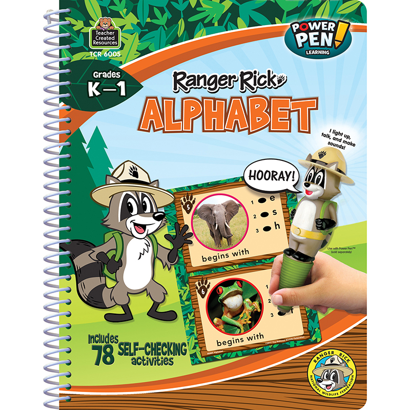 Teacher Created Resources Ranger Rick® Power Pen® Learning Book: Alphabet