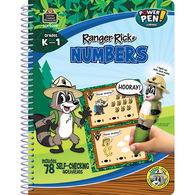 Teacher Created Resources Ranger Rick® Power Pen® Learning Book: Numbers