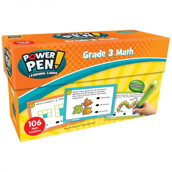 Teacher Created Resources Power Pen® Learning Cards: Math Grade 3