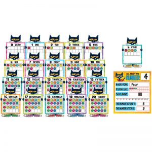 Teacher Created Resources Pete the Cat® Numbers 0-20 Bulletin Board Set
