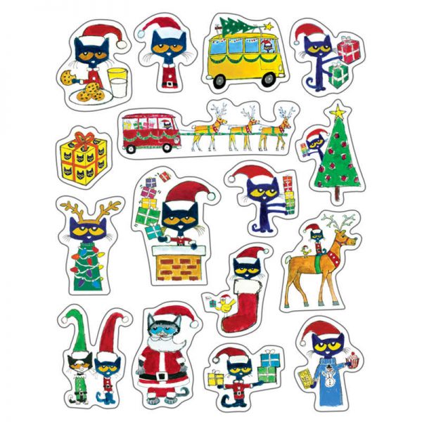 Teacher Created Resources Pete the Cat® Christmas Stickers, Pack of 120