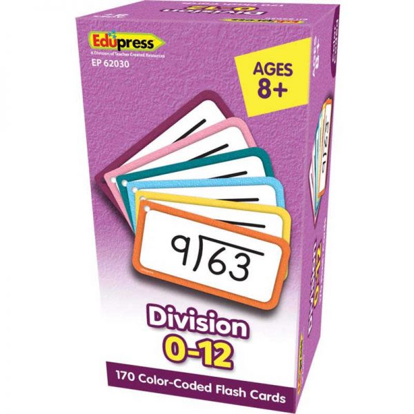 Edupress™ Division Flash Cards - All Facts 0-12