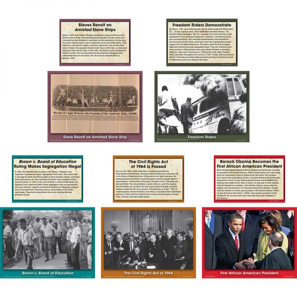 Teacher Created Resources Black History Events Accents, Pack of 48
