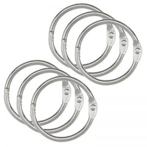 Teacher Created Resources Binder Rings, 1.5", 6 Per Pack, 6 Packs