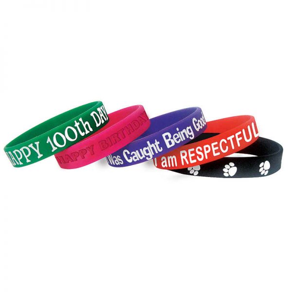 Teacher Created Resources Character Traits Wristband Pack, 10/pkg