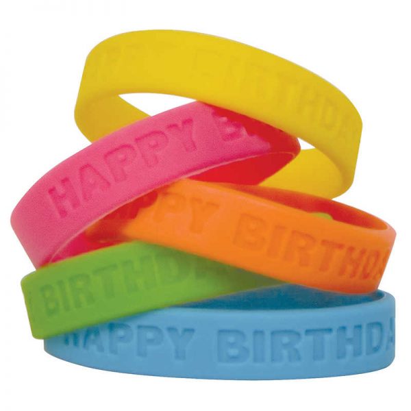 Teacher Created Resources Happy Birthday 2 Wristband Pack, 10/pkg