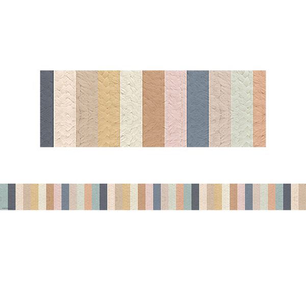 Teacher Created Resources Everyone is Welcome Stripes Straight Border Trim, 35 Feet