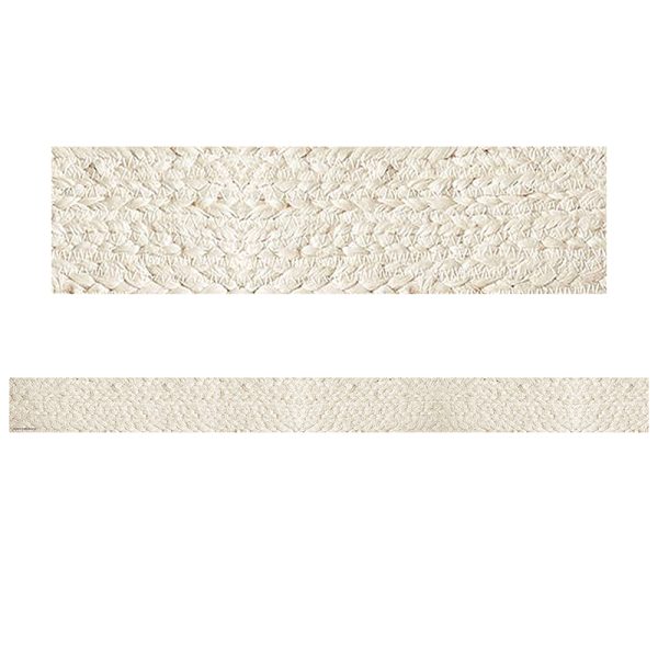 Teacher Created Resources Everyone is Welcome Woven Straight Border Trim, 35 Feet