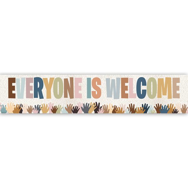 Teacher Created Resources Everyone is Welcome Helping Hands Banner