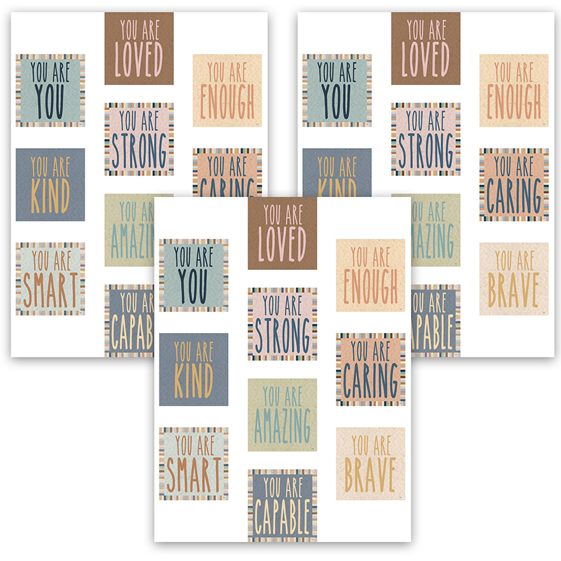 Teacher Created Resources® Everyone is Welcome Positive Affirmations Accents, 30 Per Pack, 3 Packs