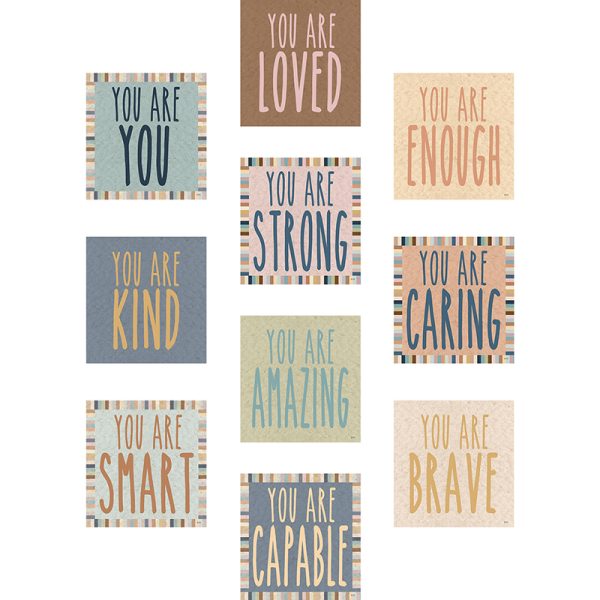Teacher Created Resources Everyone is Welcome Positive Affirmations Accents, Pack of 30