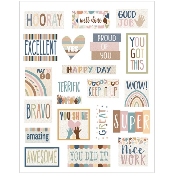 Teacher Created Resources Everyone is Welcome Stickers, Pack of 120