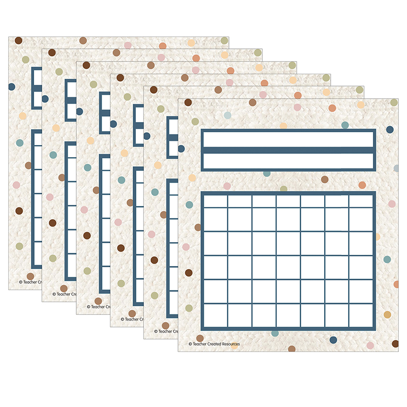 Teacher Created Resources® Everyone is Welcome Incentive Charts, 36 Per Pack, 6 Packs