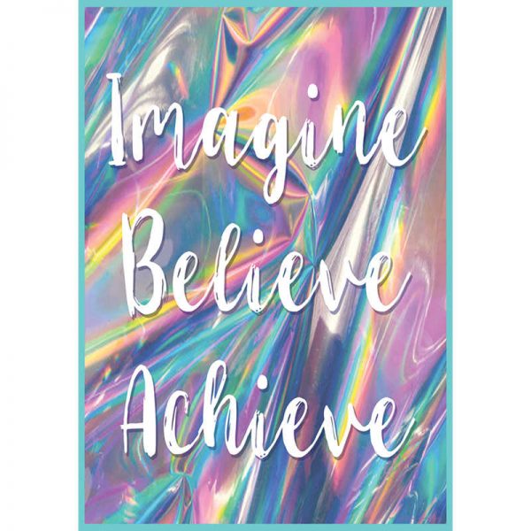 Teacher Created Resources Imagine, Believe, Achieve Positive Poster