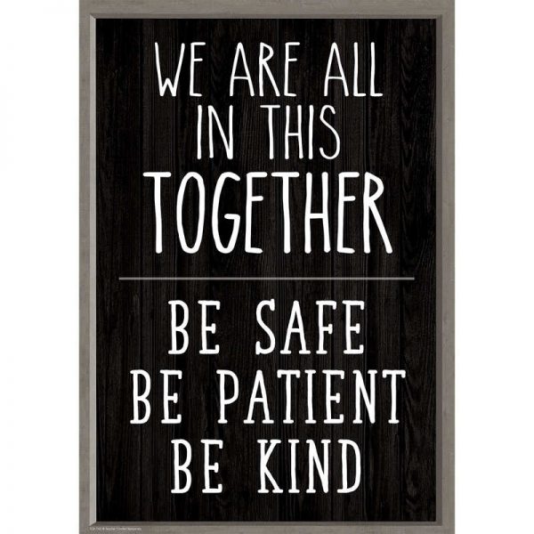 Teacher Created Resources We Are All in This Together Positive Poster, 13-3/8" x 19"