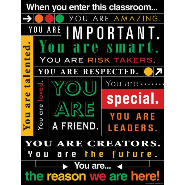 Teacher Created Resources When You Enter This Classroom…Subway Art Chart