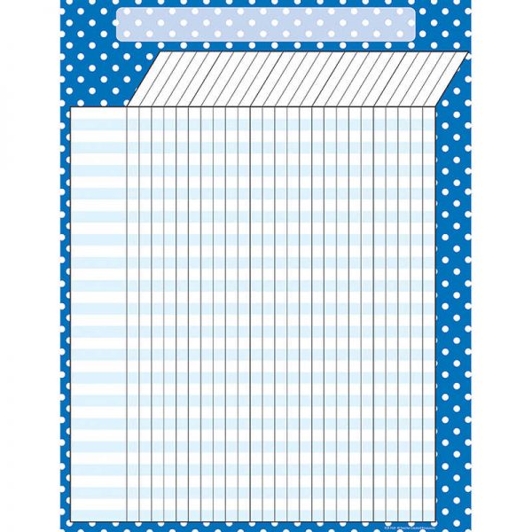 Teacher Created Resources Blue Polka Dots Incentive Chart