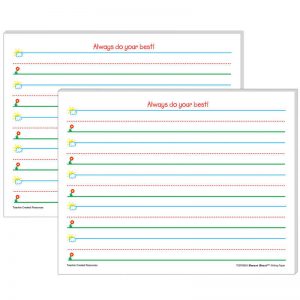Teacher Created Resources Smart Start K-1 Writing Paper: 100 Sheets Per Pack, 2 Packs