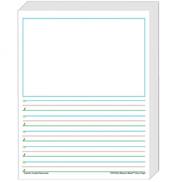 Teacher Created Resources Smart Start 1-2 Story Paper: 360 Sheets