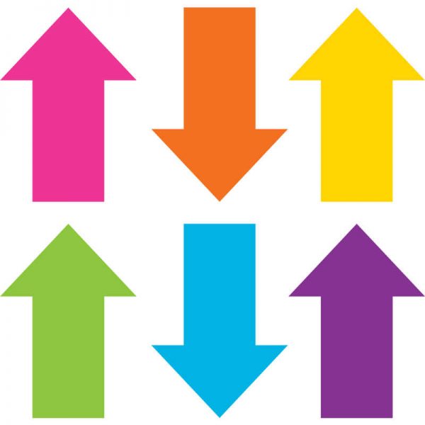 Teacher Created Resources Spot On® Arrows Carpet Markers, 8"