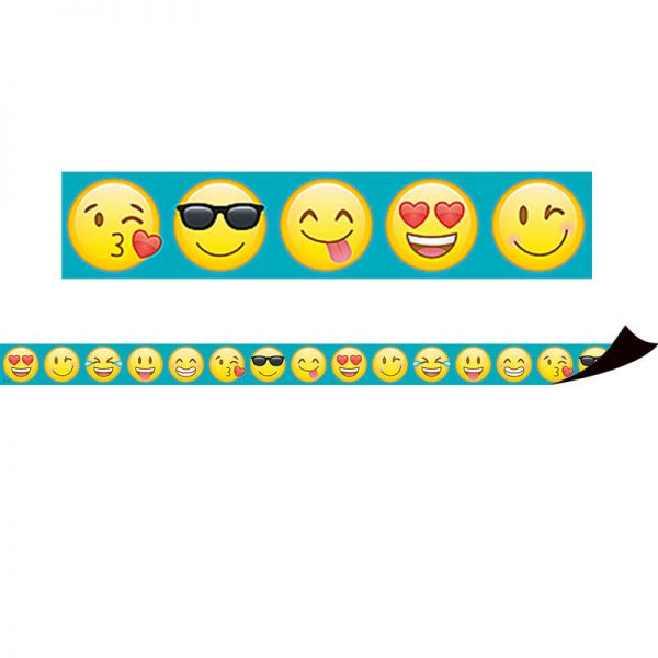 Teacher Created Resources Emoji Magnetic Border, 24 Feet