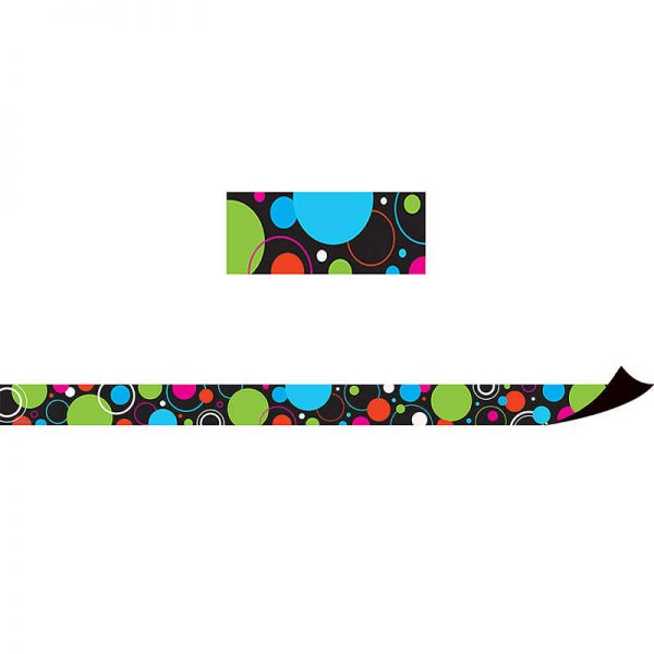 Teacher Created Resources Magnetic Borders, Circle Frenzy, 24 Feet