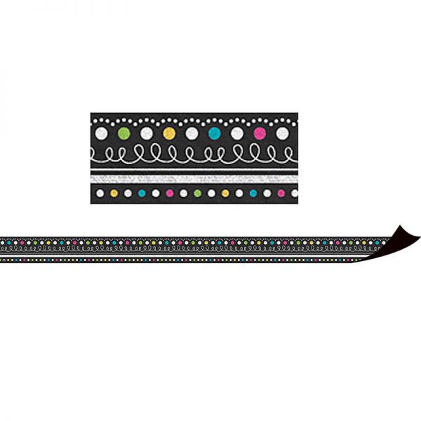 Teacher Created Resources Chalkboard Brights Magnetic Borders
