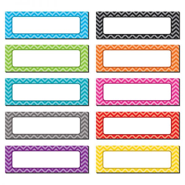 Teacher Created Resources Chevron Labels Magnetic Accents