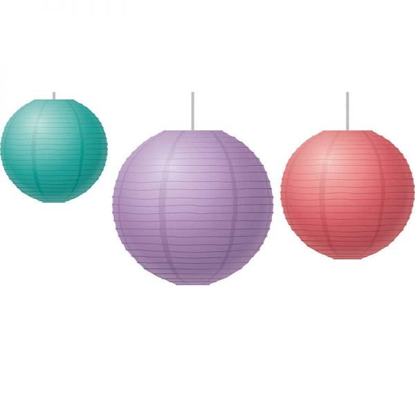 Teacher Created Resources Shabby Chic Paper Lanterns, Pack of 3