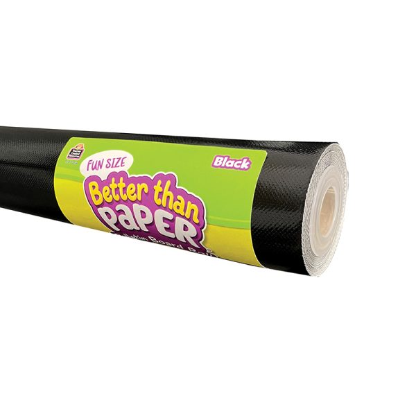 Teacher Created Resources Fun Size Better Than Paper® Bulletin Board Roll, 18" x 12', Black