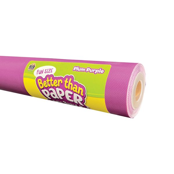 Teacher Created Resources Fun Size Better Than Paper® Bulletin Board Roll, 18" x 12', Plum Purple