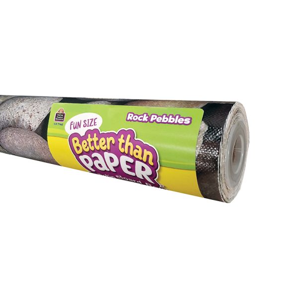 Teacher Created Resources Fun Size Better Than Paper® Bulletin Board Roll, 18" x 12', Rock Pebbles