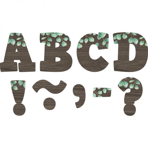 Teacher Created Resources Eucalyptus Bold Block 3" Magnetic Letters