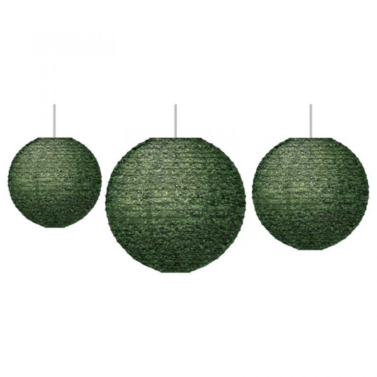 Teacher Created Resources Boxwood Hanging Paper Lanterns, Pack of 3