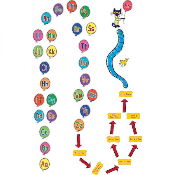 Teacher Created Resources Pete the Cat Alphabet Balloons Sensory Path