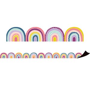 Teacher Created Resources Oh Happy Day Rainbows Magnetic Border, 24 Feet
