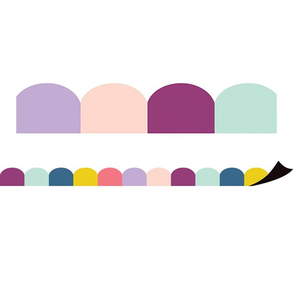 Teacher Created Resources Oh Happy Day Scalloped Magnetic Border, 24 Feet