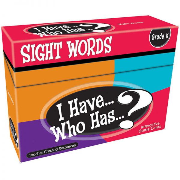 Teacher Created Resources I Have, Who Has Sight Words Game, Grade K